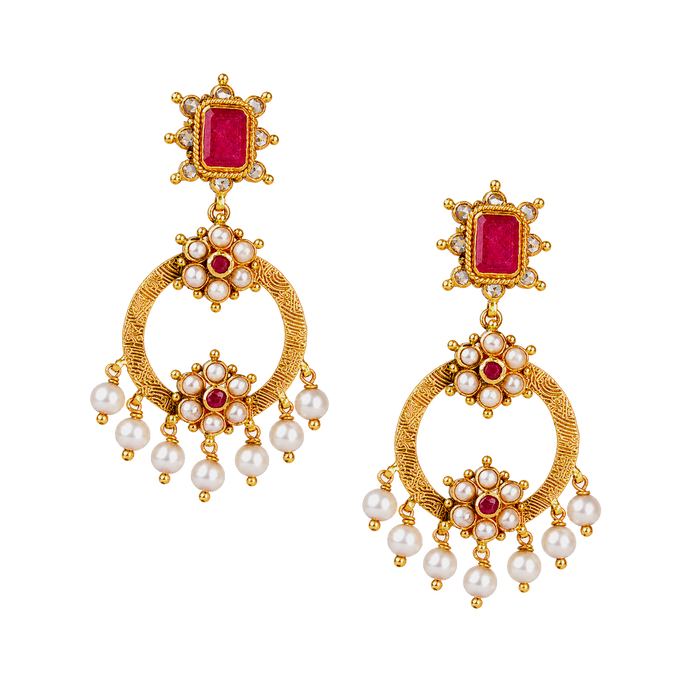 Maahi Pearl and Ruby Chandbalis