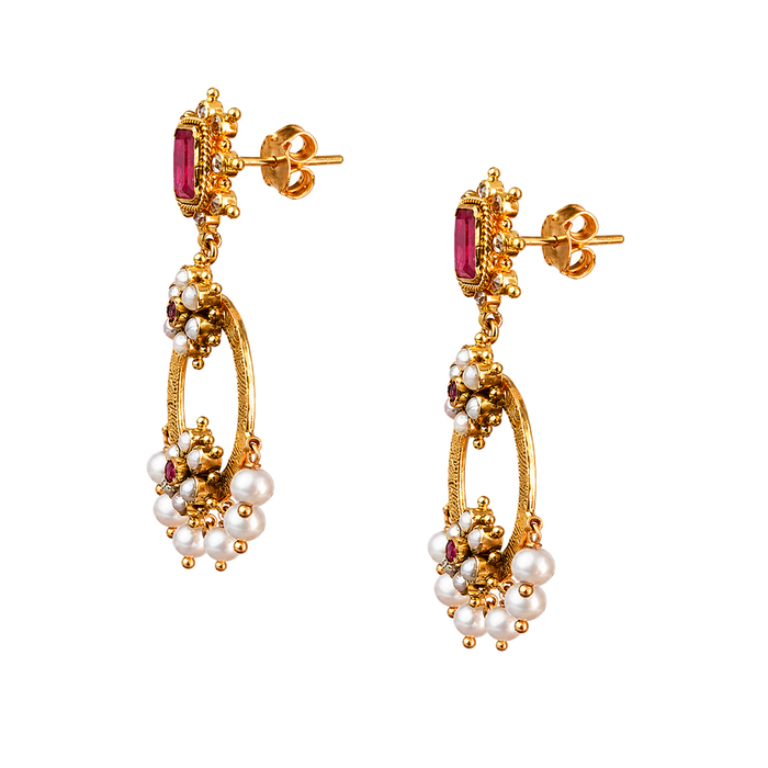 Maahi Pearl and Ruby Chandbalis