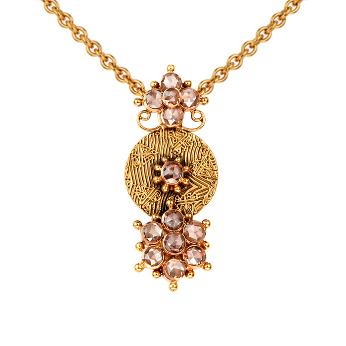 Maahi Rose-Cut Diamond Pendant
